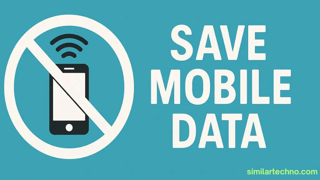 save mobile data